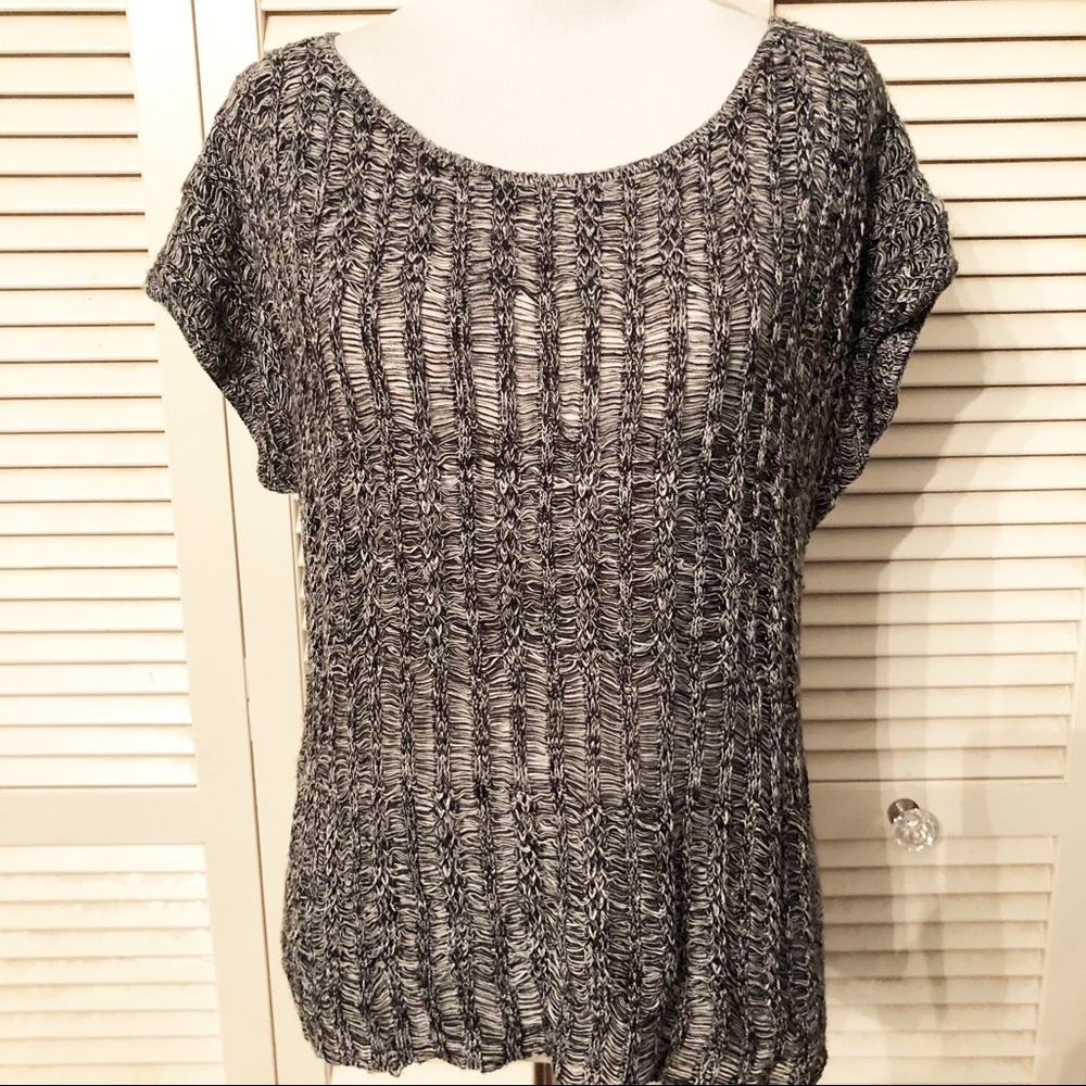 ANA Open Thread Short Sleeve Tank Cover Sweater Size Small